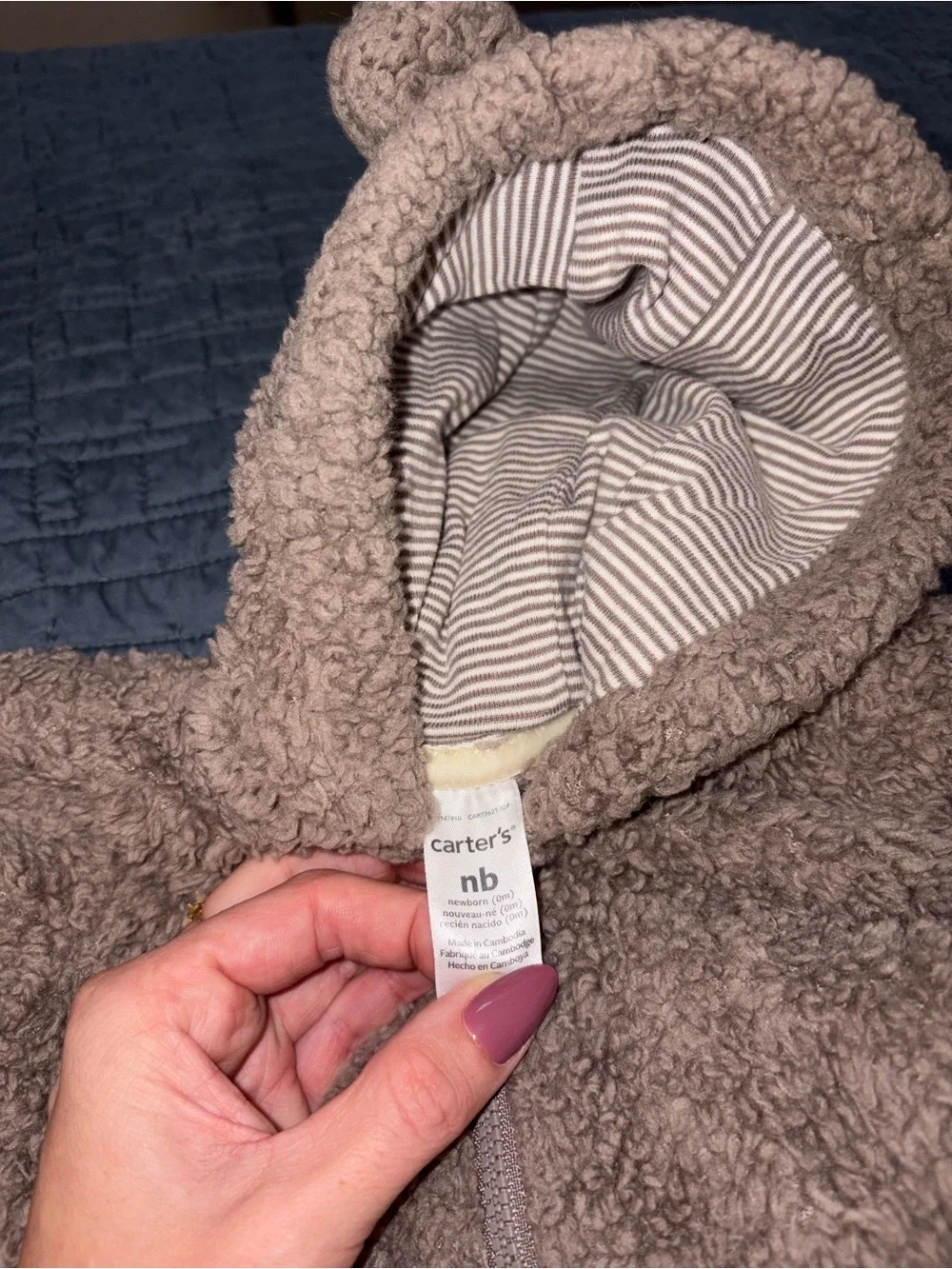 Carters Sweater Hooded Zippy